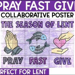 Lent Collaborative Poster | Catholic | Ash Wednesday
