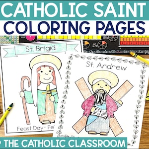 Saint Coloring Pages | All Saints&#39; Day