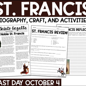 St. Francis of Assisi Biography & Activities
