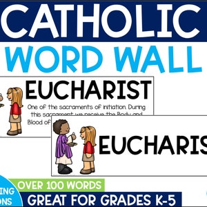 Catholic Vocabulary Word Wall