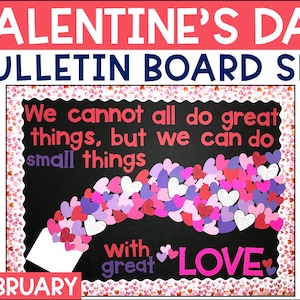 Valentine&#39;s Day Bulletin Board Set | St. Valentine | Catholic