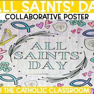 All Saints&#39; Day Collaborative Poster | Catholic