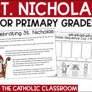 Actividades de San Nicolás para los grados primarios