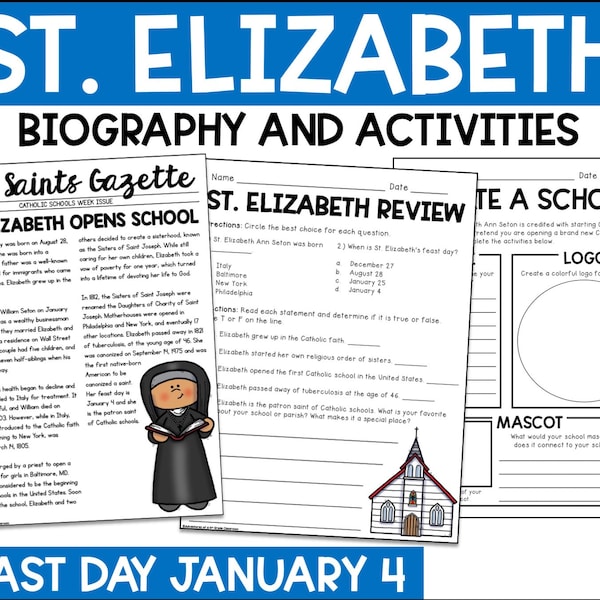 St. Elizabeth Ann Seton Biografie & Activiteiten