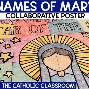 Names of Mary Collaborative Poster | Mother of God