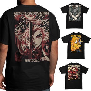 Mens anime graphic shirt, graphic anime T-shirt, manga tee, manga graphic T-shirt, gift for, gym T-shirt- anime gift