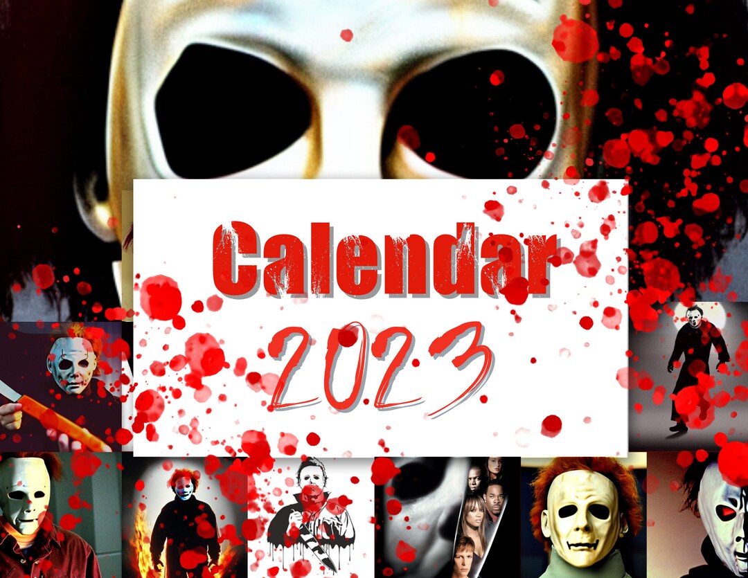 Michael Myers Calendar Etsy