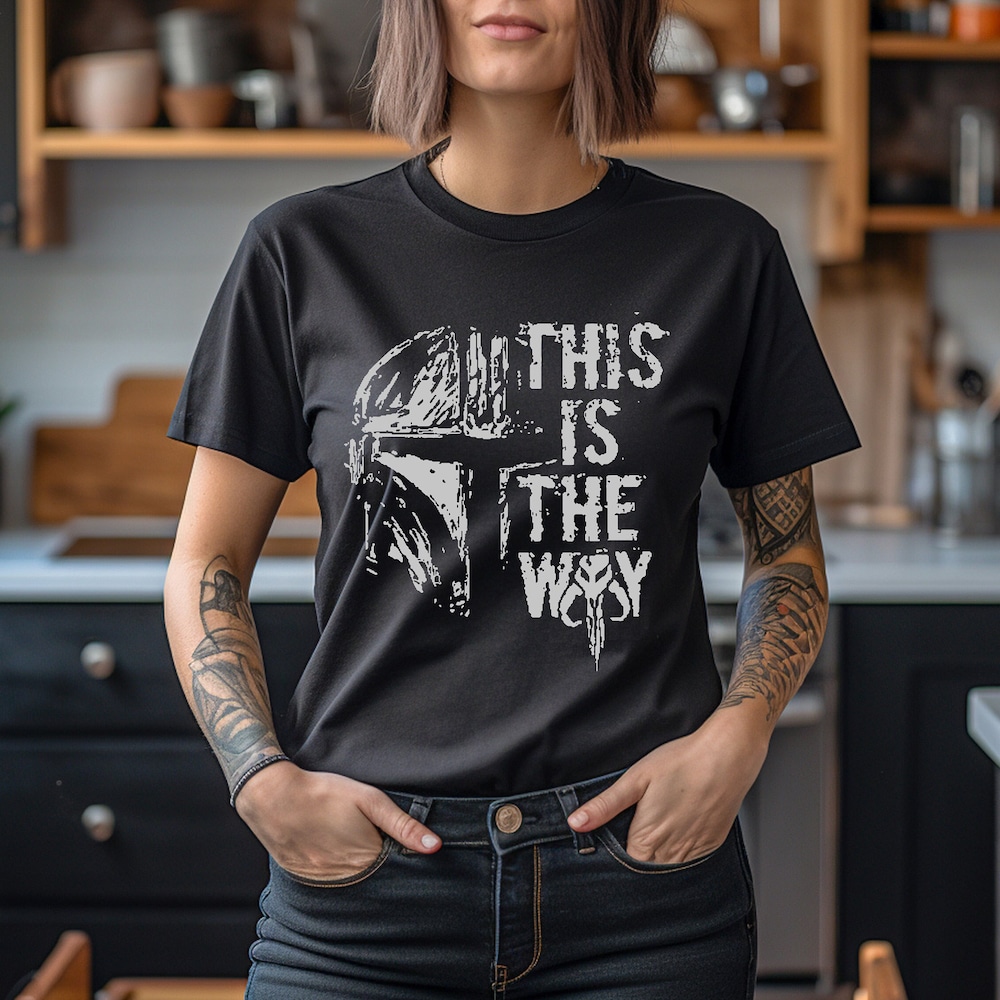 This Is The Way Shirt, Mandalorian Shirt, Disney Shirt, Galaxy Edge Shirt, Disneyland Shirt, Men Shirts, Women Shirts, Gift For Daddy,