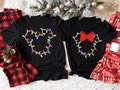 Disney Christmas Lights Shirts, Mickey and Minie Christmas Shirts, Christmas Squad,  Disney Christmas Crew, Disney Girls Trip, Disney Family
