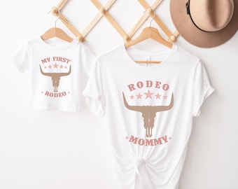Custom My First Rodeo Birthday Shirt, Western Birthday, Cowboy Birthday Shirt, Cowgirl Birthday Shirt, Farm Birthday Shirt, 1st Birthday Tee