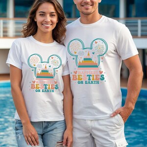 Happiest Besties On Earth Shirt, Theme Park Shirt , Mouse Shirt Trip, Matching WDW Family Shirts, Girls Trip Shirt, Disney Bestfriends Tees