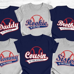 Rookie of The Birthday Shirt, Rookie Baseball Birthday Shirt, Rookie Family Shirts, First Birthday Boy Shirt, Baseball Tee, Baseball Mom Tee