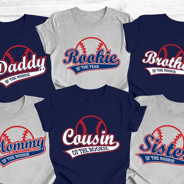 Rookie of The Birthday Shirt, Rookie Baseball Birthday Shirt, Rookie Family Shirts, First Birthday Boy Shirt, Baseball Tee, Baseball Mom Tee