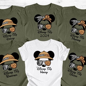 Custom Animal Kingdom Safari 2024 Shirt, Disney Trip Safari Shirt, Disney Family Tees, Matching Family Shirt, Disney Birthday Boy Girl Shirt