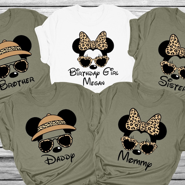 Custom Animal Kingdom Safari Shirt, Disney Trip Safari Shirt, Disney Family Vacation Shirt, Disneyworld Shirts Family, Matching Family Tees