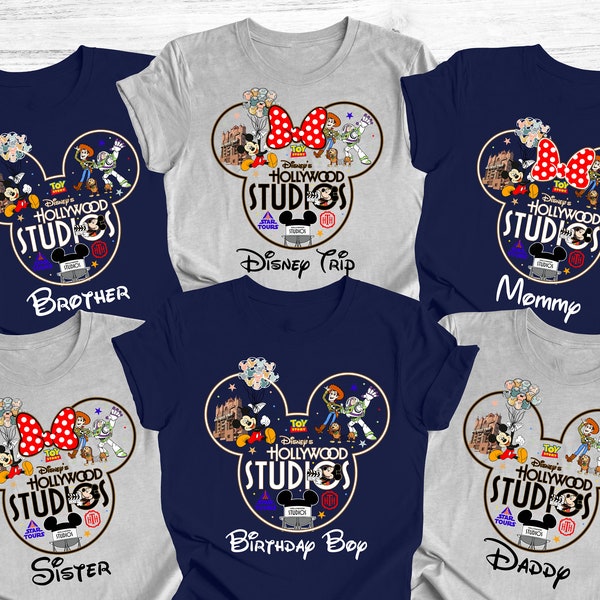 Disney Hollywood Studios Shirts, Family Matching Disney Shirt, Disney Trip 2024, Disney Shirt, Disneyland Shirt, Mickey Hollywood Studio Tee