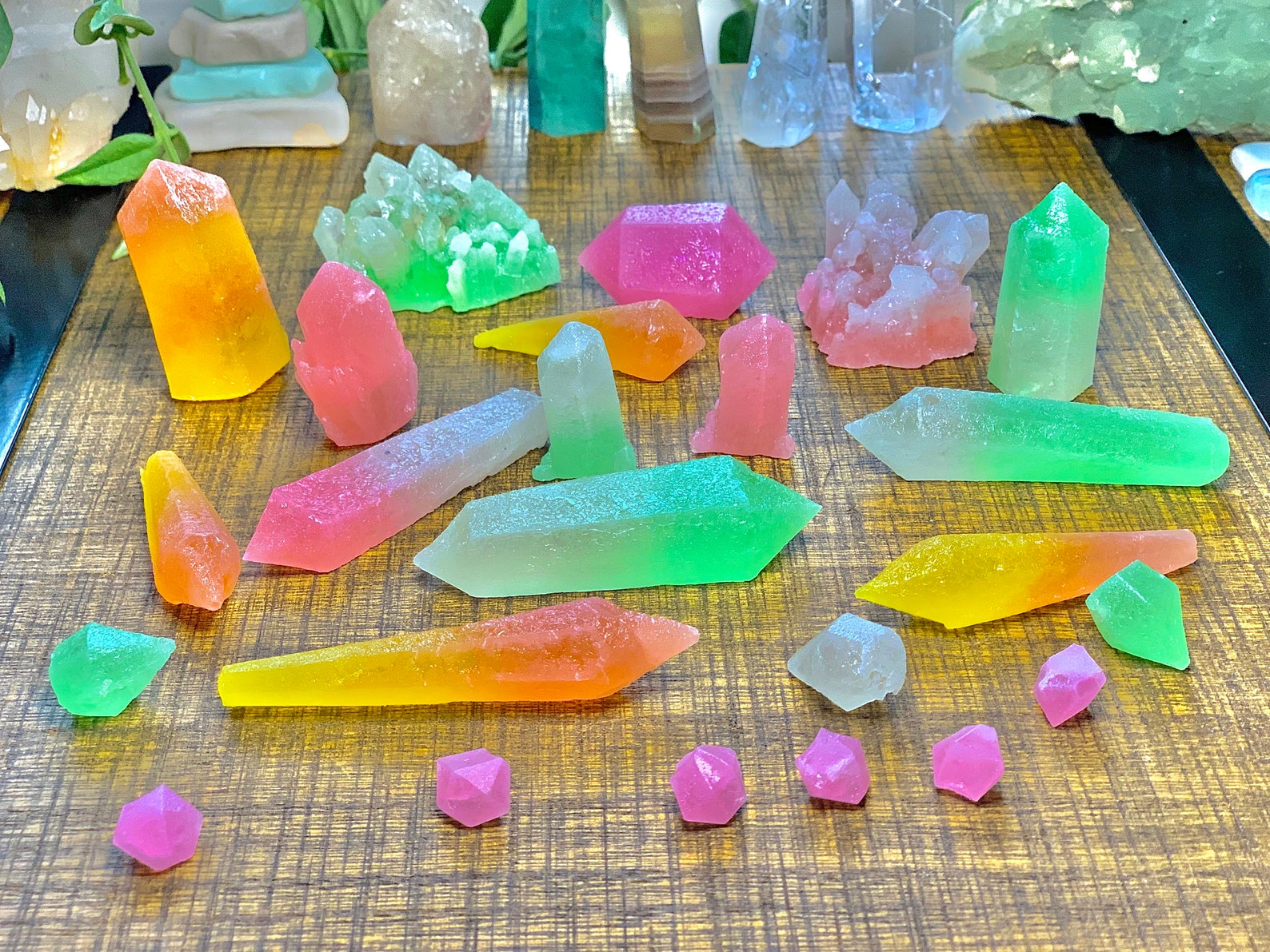 Crystal Gem Edible Crystals JUST GEMS & CLUSTERS Etsy