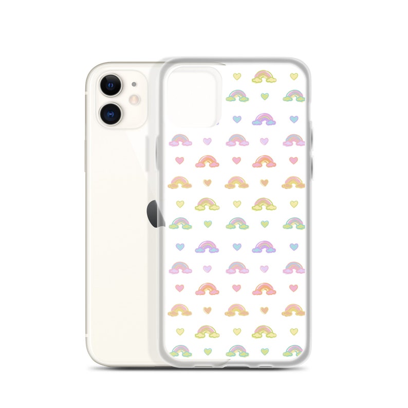 Roller Rabbit Rainbow Pattern Clear Phone Case - Etsy