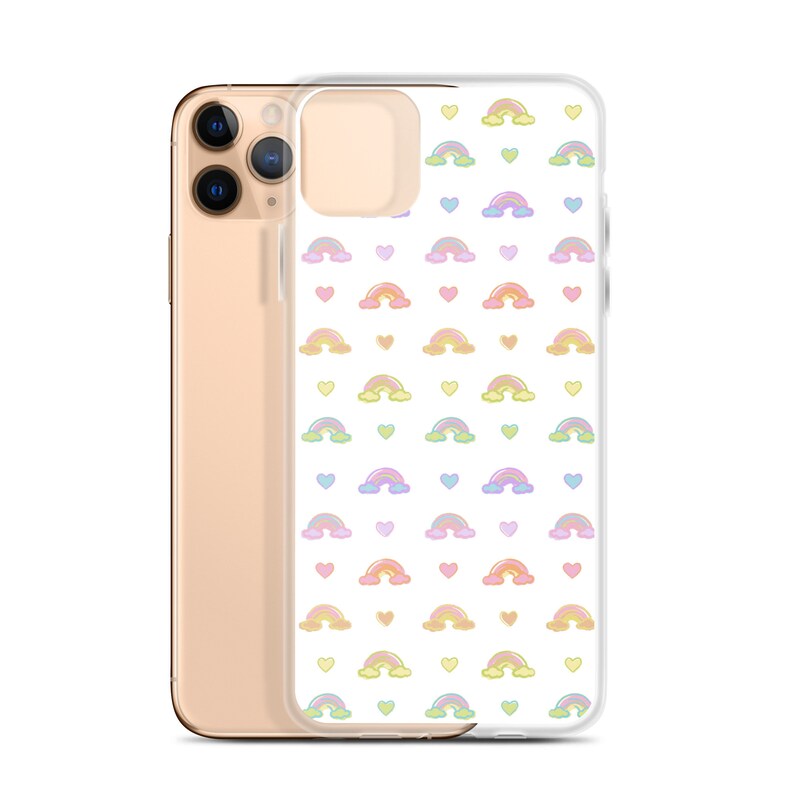 Roller Rabbit Rainbow Pattern Clear Phone Case - Etsy