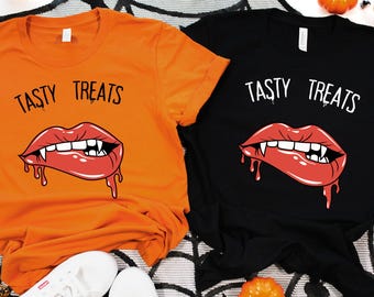 Sexy Vampire Lips Shirt, Fang-Tastic Halloween T-Shirt, Spooky Season outfit, Costume Party Shirt, Womens Classic Vampire Gift Shirt, Witchy