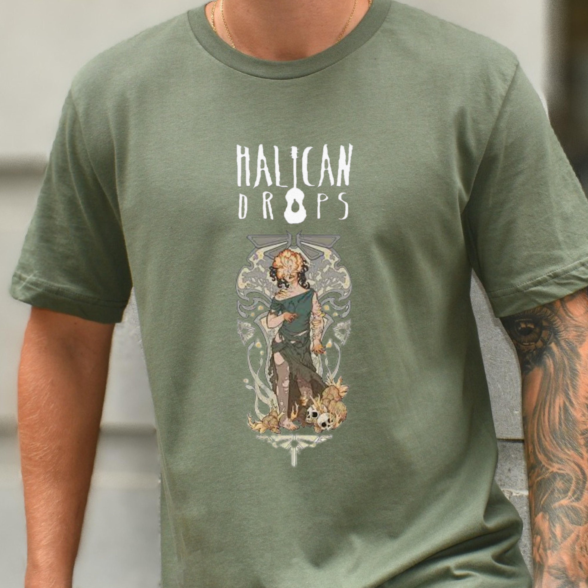 Funny the Last of Us T-shirts Sarah Halican Drops Shirt Game Lover Gift ...