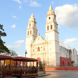 Catholic Cathedral, Campeche Mexico, Instant download