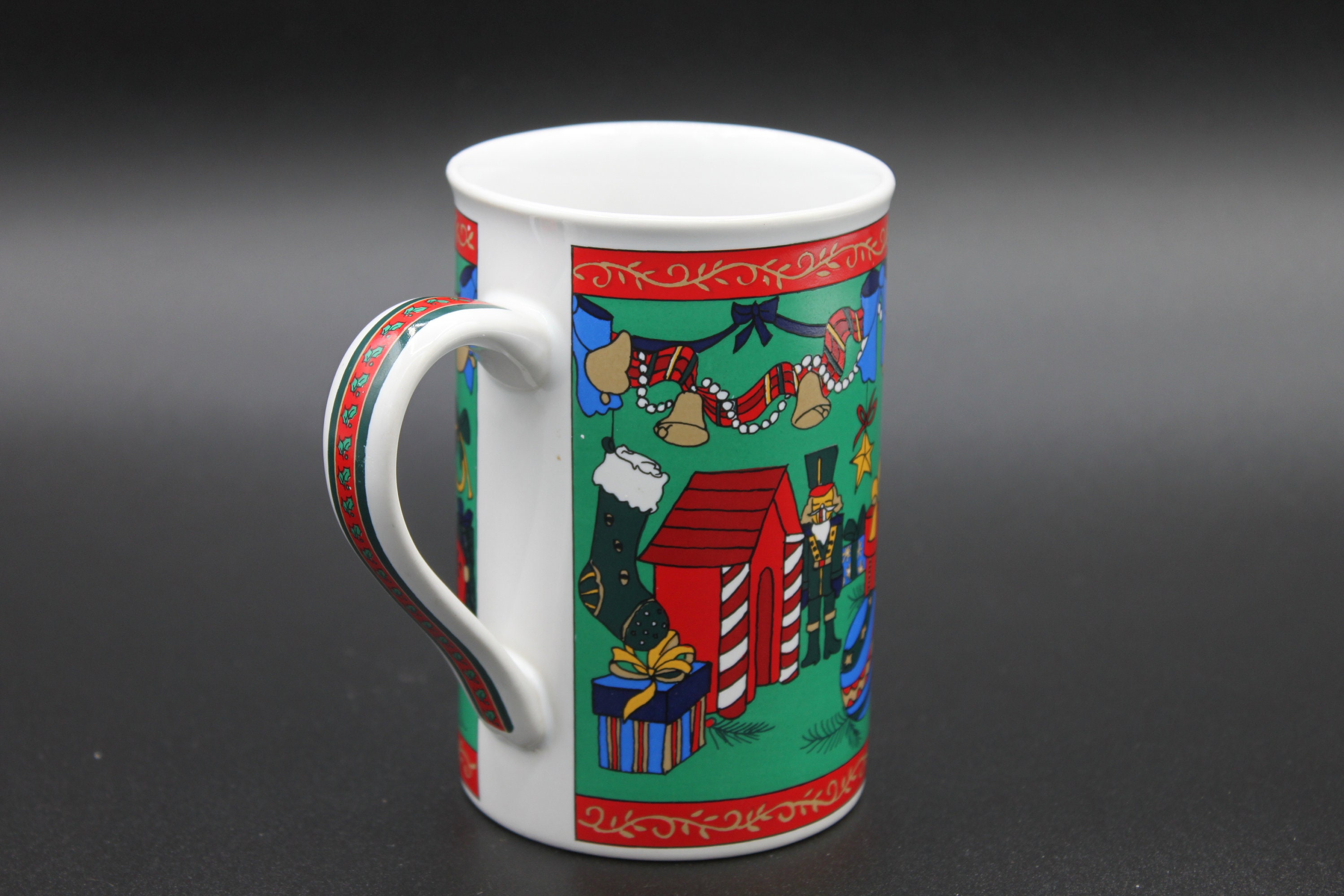 Christmas Coffee Cup Fine Works Designs for Signature Housewares Inc ...
