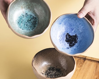 Handmade Ceramic bowl, Organic Edge Dinner bowl, Soup bowl  for Cereal, Ceramic Tableware
