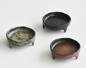 Bougeoirs Noirs Lot De 2 - Plateau Rond En Fer - Pour Bougies Piliers Jusqu'à 11 Cm