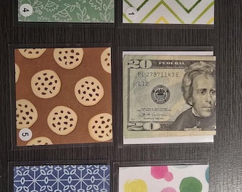 100 envelope Savings Challenge without a box