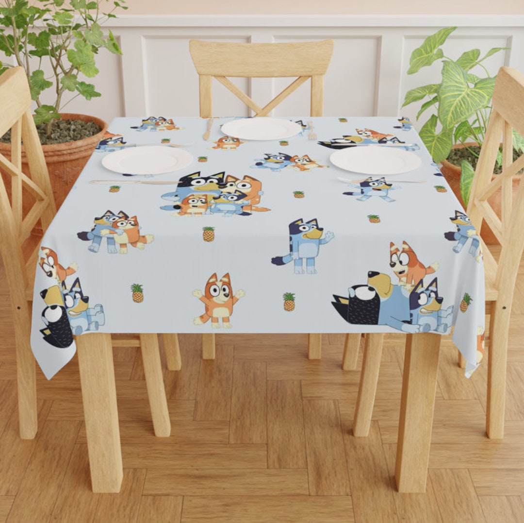 Bluey Tablecloth Bluey Birthday Tablecloth Bluey Party Etsy