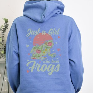 Frog Hoodie, Frog Sweatshirt, Cottagecore Hoodie, Nature Shirt, Heart Shirt, I Love Frogs, Frog Lover Gift, Frog Aesthetic, gift for her