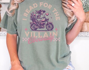 Dark Romance Villain Book Lover T-shirt | Reader Shirt Gift