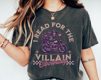 Dark Romance Villain Book Lover T-shirt | Reader Shirt Gift Comfort Colors®