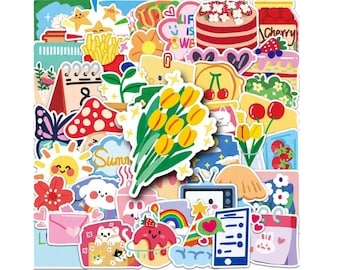 Doodle Stickers, Mystery Sticker Grab Bag, Planner Decorations, Surprise Goodie Bag, Stickers for bottle, kindle, journal, phone, laptop