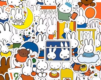 Miffy Rabbit Mystery Sticker Grab Bag, Waterproof Journal Stickers