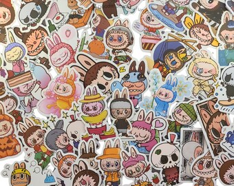 Monster Art Stickers, Kawaii Decals, Planner Stickers, Water Bottle Stickers, Mystery Pack
