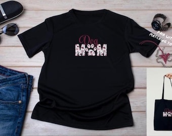 Cute Dog Mom Shirt - Unisex Crewneck with Paw Graphic - Perfect for Pet Owners - Mom Shirt - Mom Gift