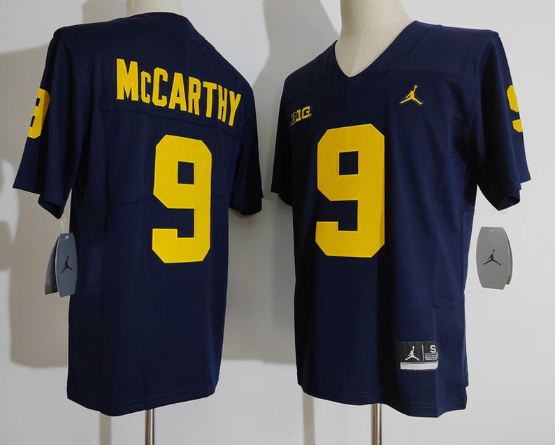 JJ Mccarthy 9 Michigan Wolverines Jersey Etsy