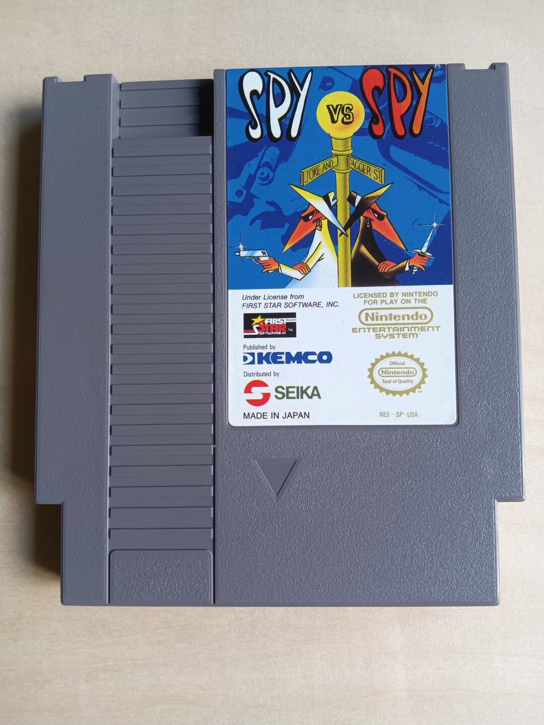 Spy Vs. Spy Nintendo Cartridge Etsy