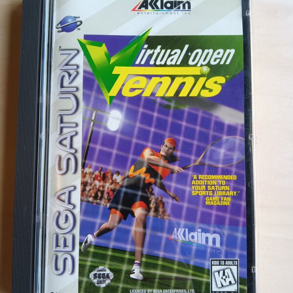 VIRTUAL OPEN TENNIS SEGA SATURN RE.. | Köp från arkadnu på Tradera