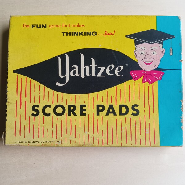 1956 Yahtzee Score Pads Complete