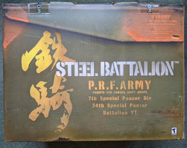 Steel Battalion Controller & Game xbox USA Special Edition Etsy