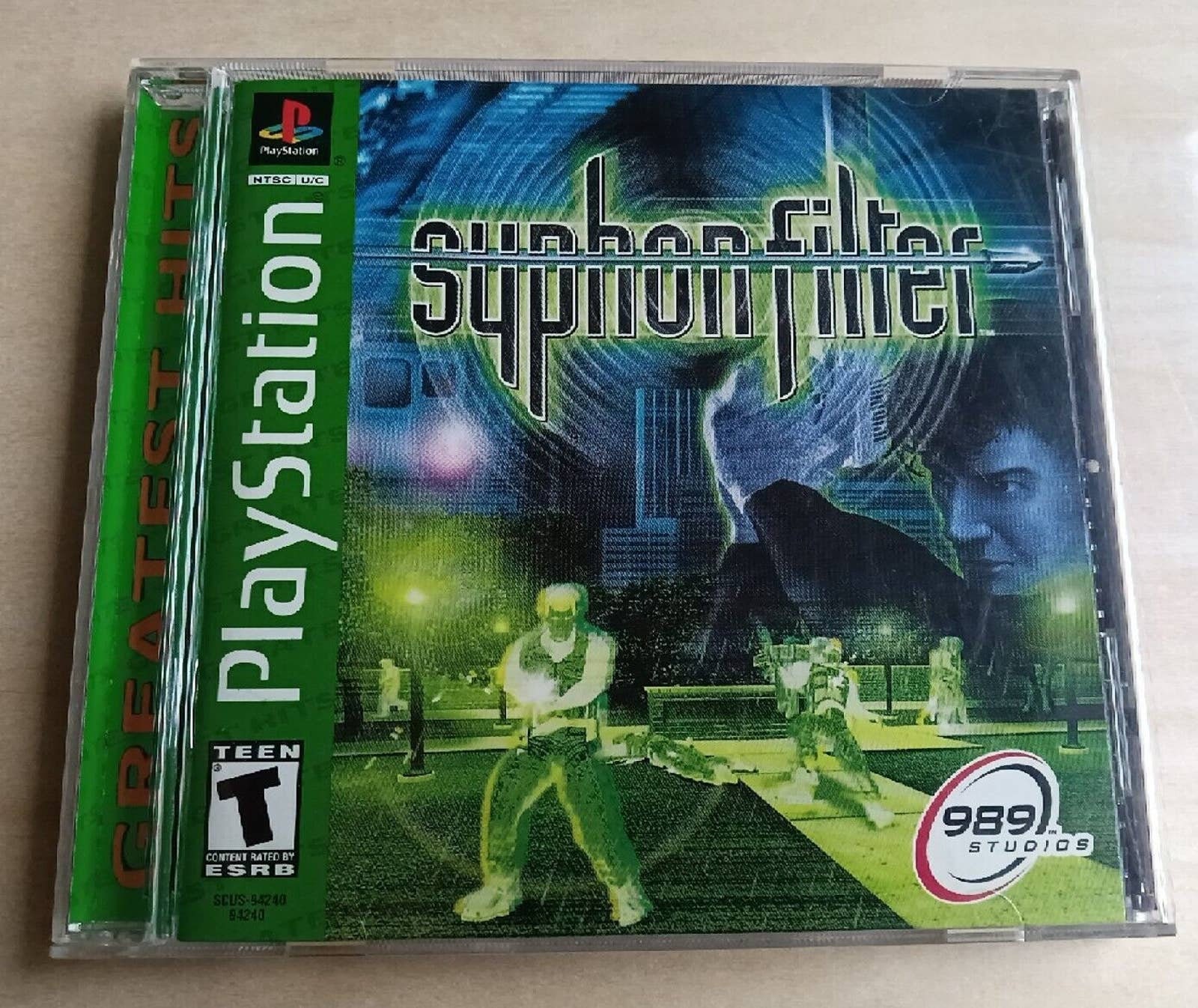 Playstation 1 PS1 Syphon Filter 2 Black Label Complete w/ Manual