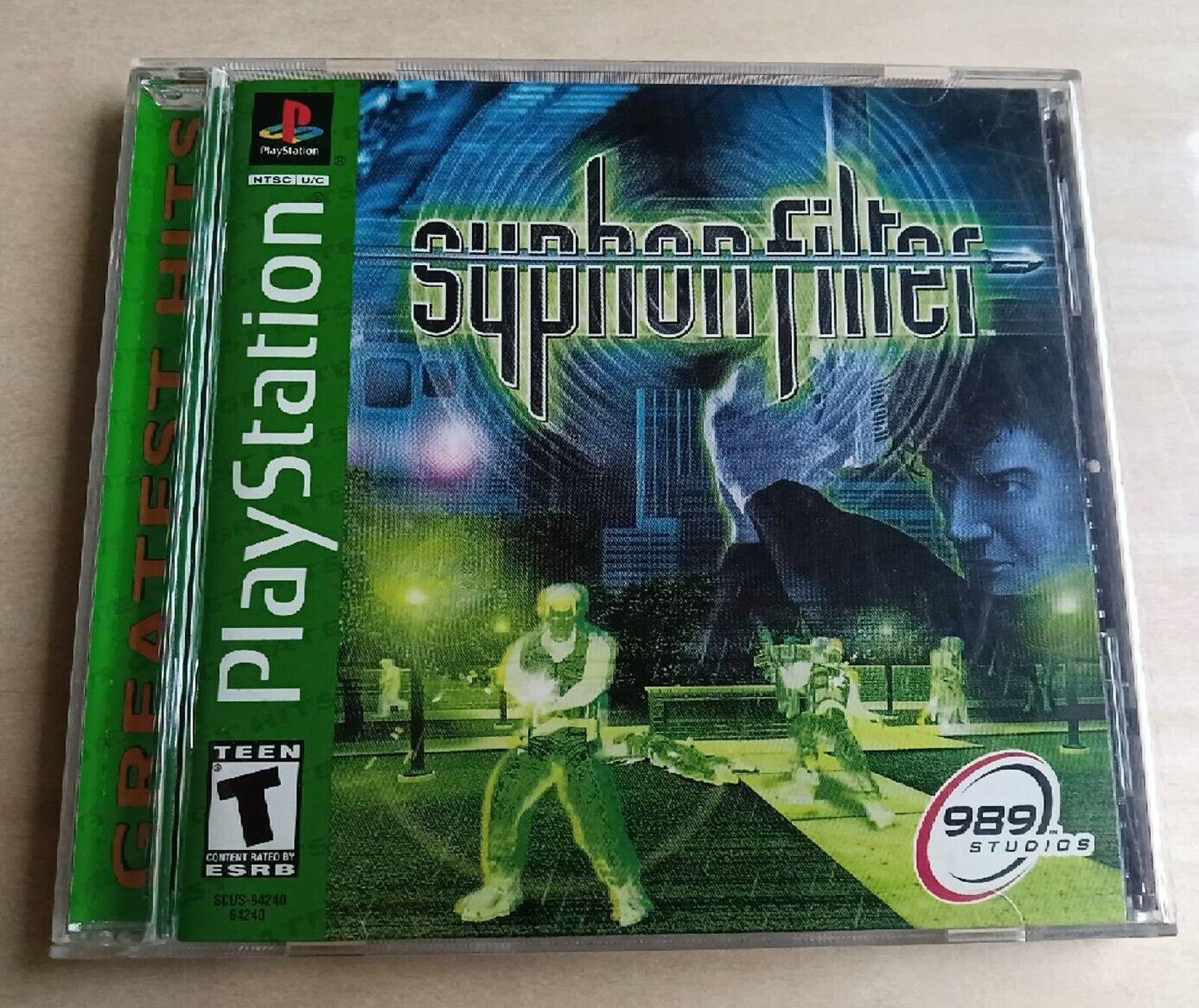 Case & Manual Only* Syphon Filter 2 II Black Label PS1