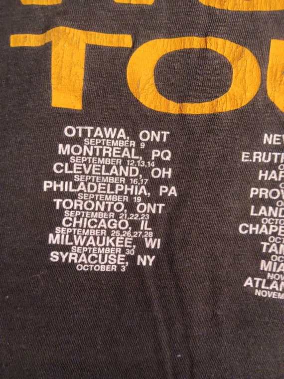 Original Pink Floyd World Tour 1987 Tshirt L - image 6