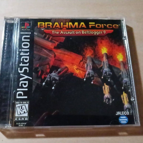 BRAHMA Force: The Assault on Beltlogger 9 (Sony PlayStation 1, 1997)