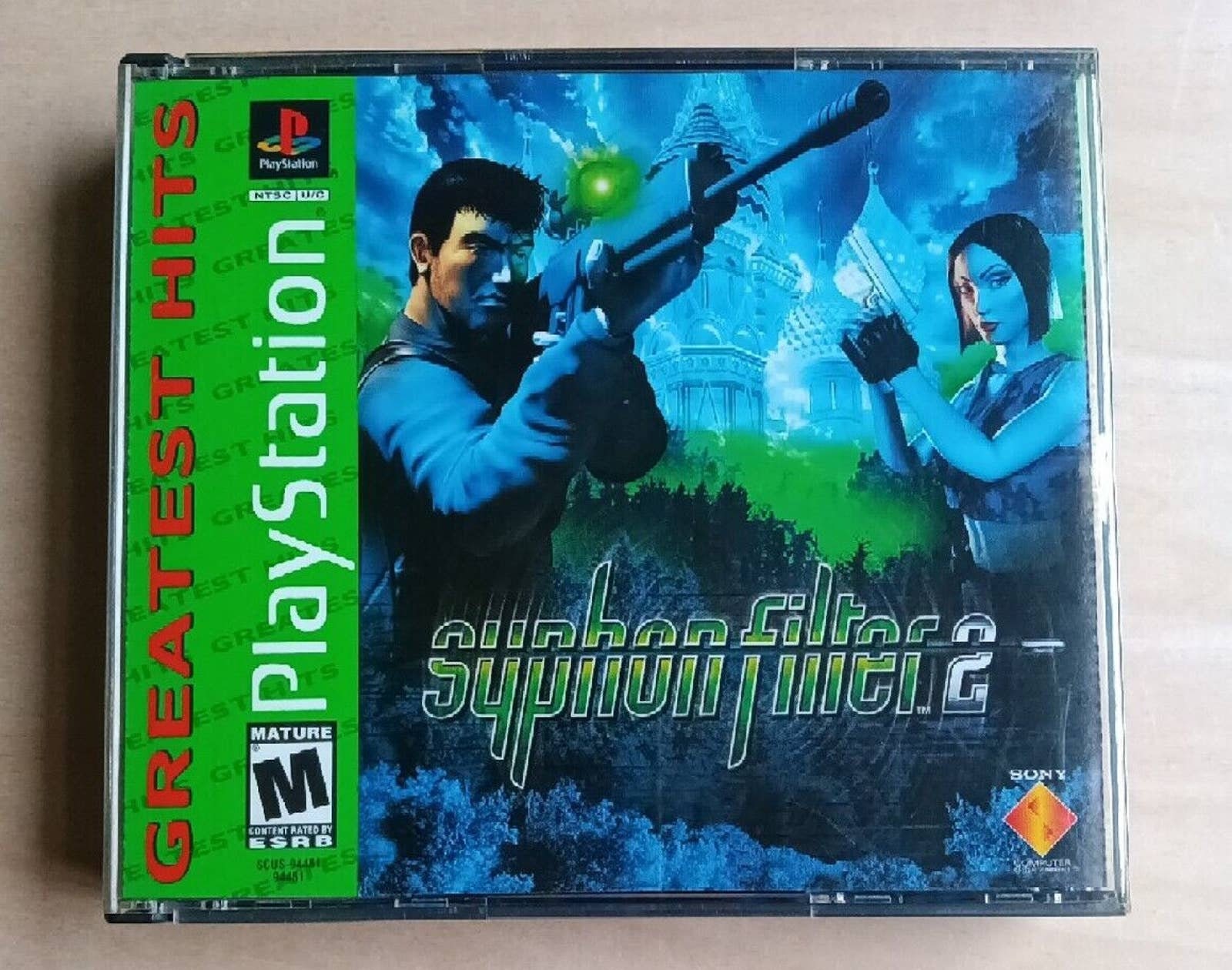 Syphon Filter 2 PlayStation 1 PS1 Greatest Hits Complete INCLUDES EXTRA  GAME!