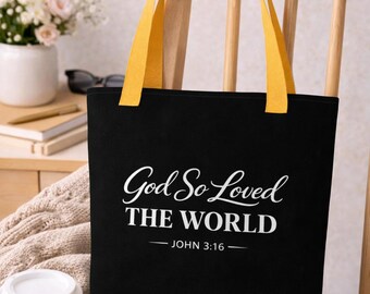 God So Loved The World - Tote Bag