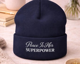 Her Superpower- Cuffed Beanie